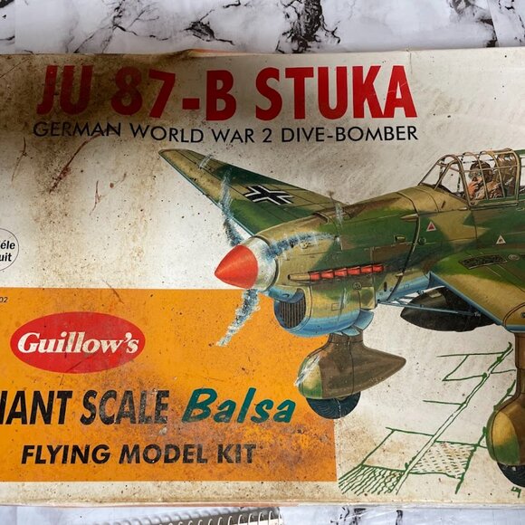 1/16 Junkers JU-87B Stuka Giant Scale Airplane Model Kit - Guillows 1002 PARTS - Picture 13 of 13